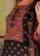 Art Silk Black Color Salwar Kameez For Women